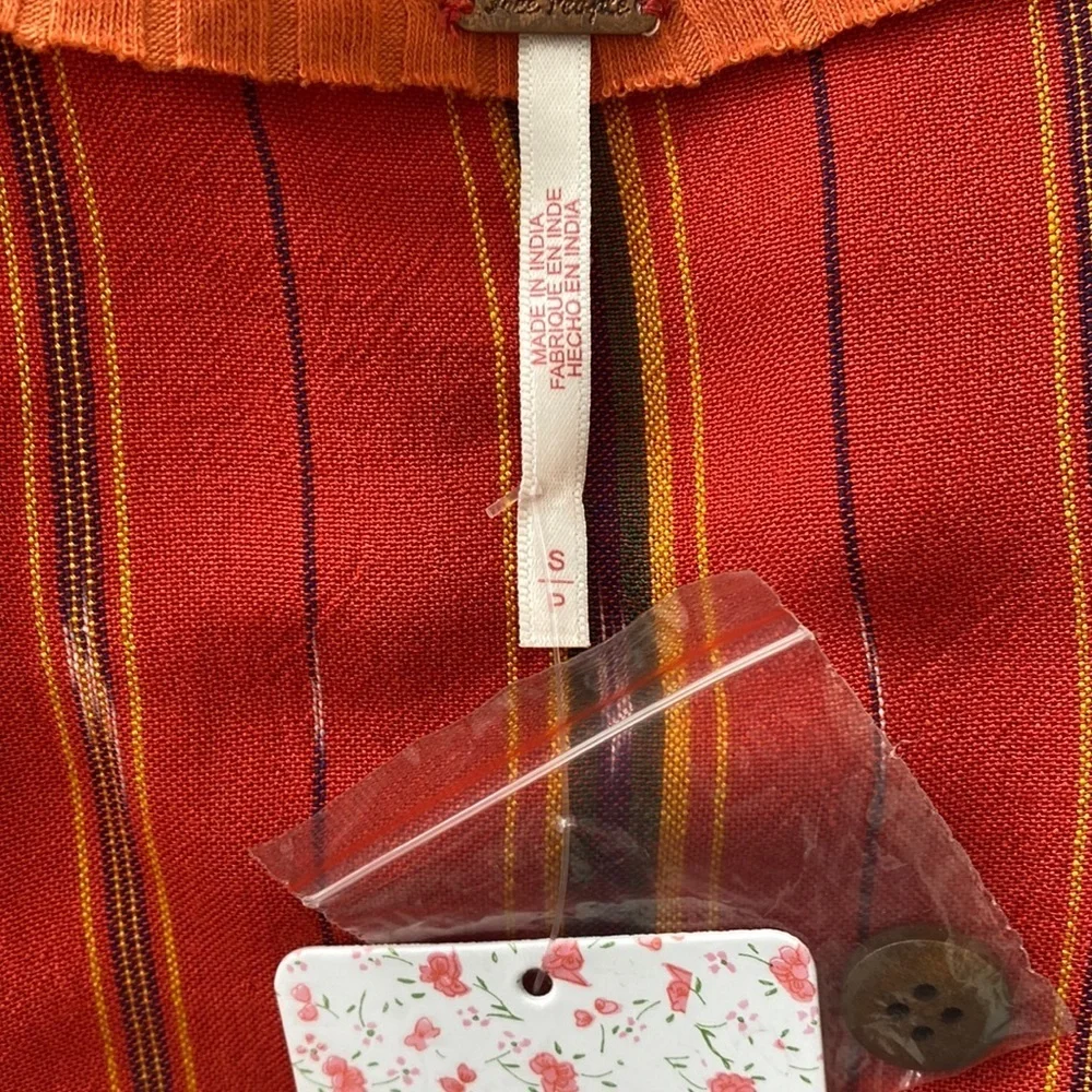 Free People Better Days Red Combo Maxi Dress Small - Picture 13 of 14